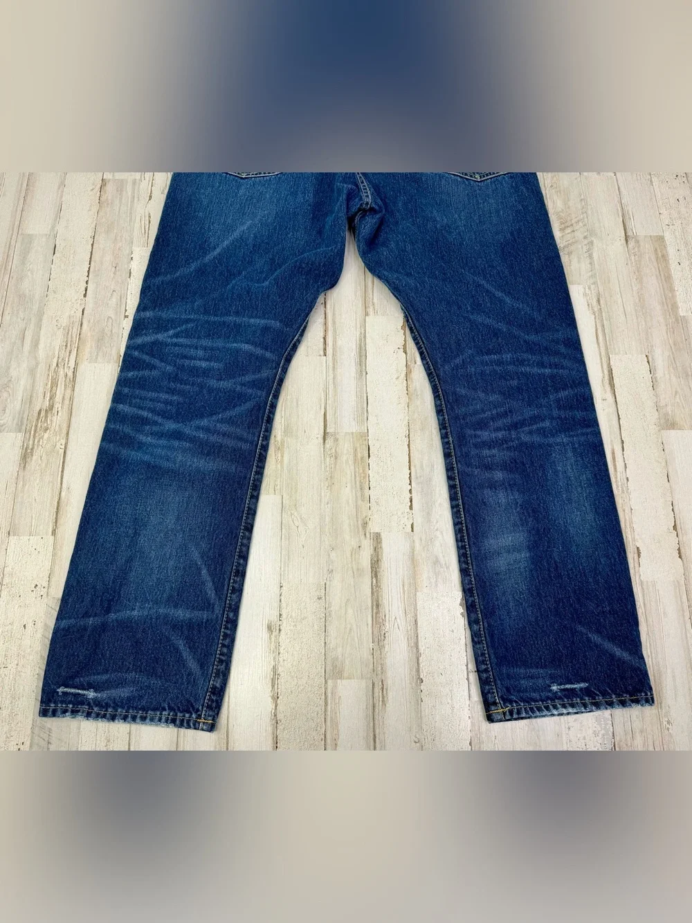 Polo Ralph Lauren Varick Slim Straight Jeans Mens Size 38x31 Medium Wash Denim
